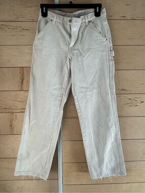 BDG girls Cream Carpenter Pants